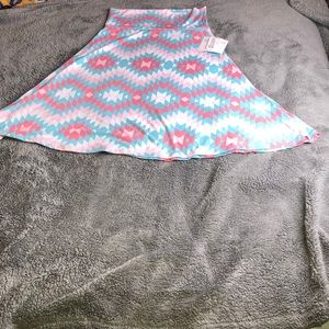 LuLoRoe girls Azure skirt Size S